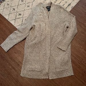 XL Heather Brown Cardigan